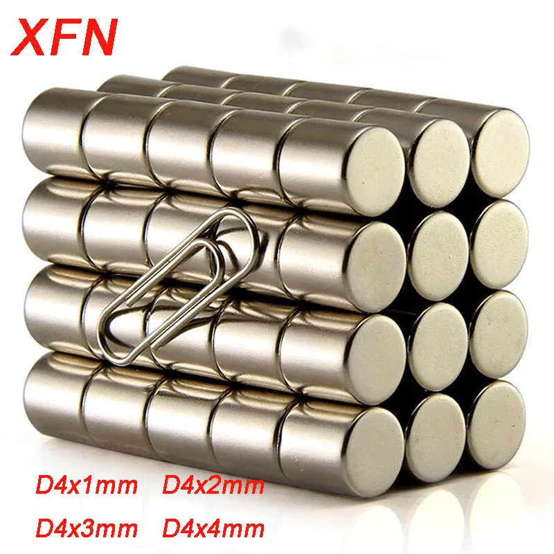 

10 /20 /50pcs Small Strong Neodymium Magnet NdFeB Powerful Magnetic Rare Earth Round Magnet Searching Magnets 4x1 4x2 4x3 4x4mm