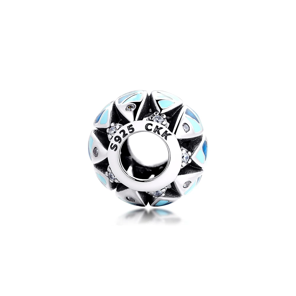 CKK больше рыбы со всех сторон бусы 925 пробы Серебряные Подвески подходят к