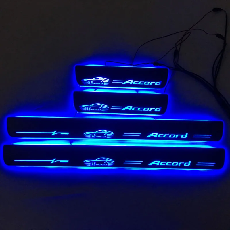 Применяется к ACCORD дверной Динамический светодиодный светильник порога Накладка