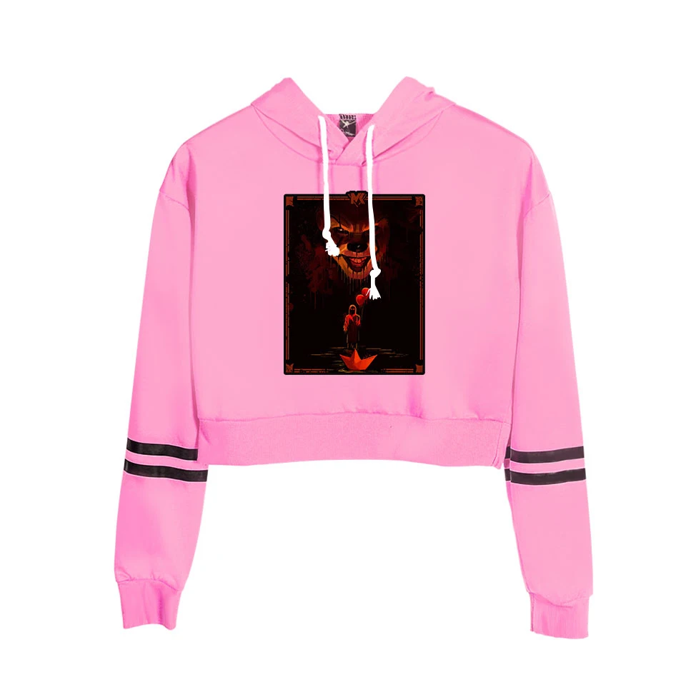 

It Chapter 2 Navel hoodie women 2021 New Sale fashion popular clothing It Chapter 2 High waist hoody pink casual tops