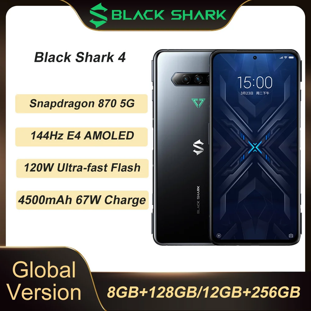 

Игровой экран Verison Black Shark 4, 5G, мобильный телефон дюйма, 8 ГБ, 6,67 ГБ, Snapdragon 128, 870 Гц, E4 AMOLED экран, затемнение постоянного тока, UFS, доставка в Россию...