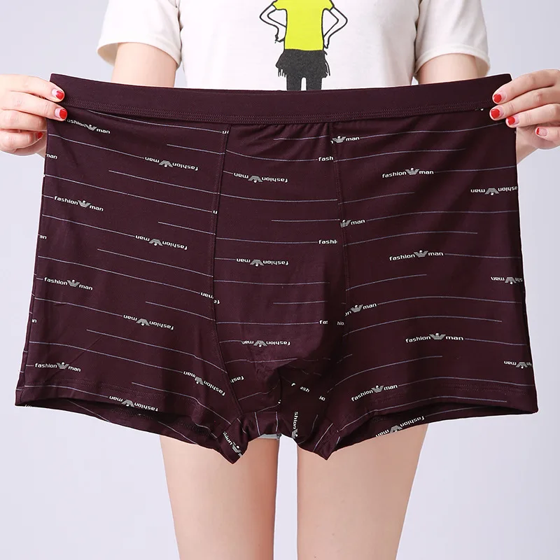 Loose Men Boxers 7xl  Weight 140kg 5XL 6XL 3XL 4XL  Plus Size Big Size Mens Underwear  Large    For  Men  Black  Gray  Dark Blue