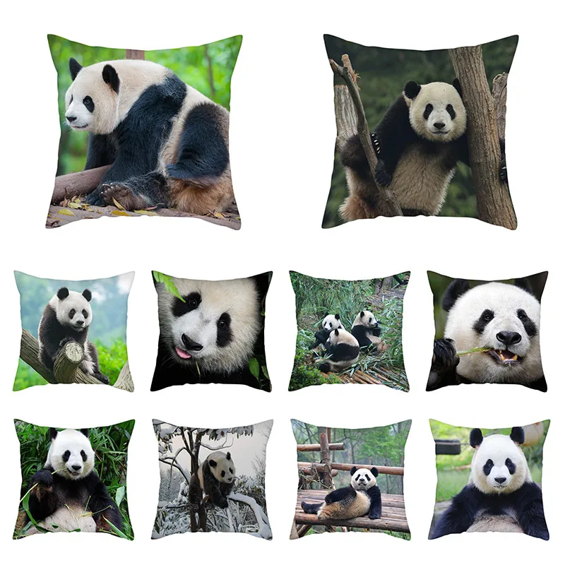 Наволочки TTLIFE Chubby с рисунком панды новогодняя наволочка для подушки украшение