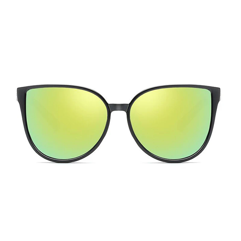 Женские солнцезащитные очки кошачий глаз черные Винтажные Солнцезащитные в