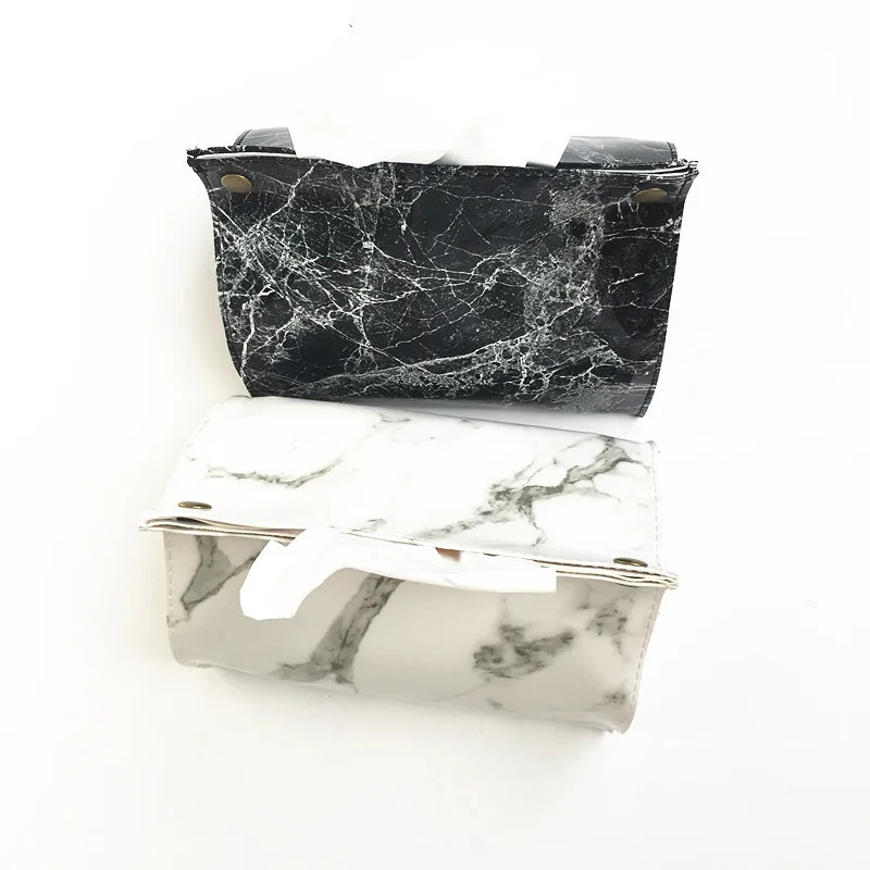 

High-grade PU leather multicolor optional Nordic tissue box creative ins carton