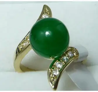 

Бесплатная доставка, хорошее зеленое кольцо из нефрита (#6,7, 8,9, 10)