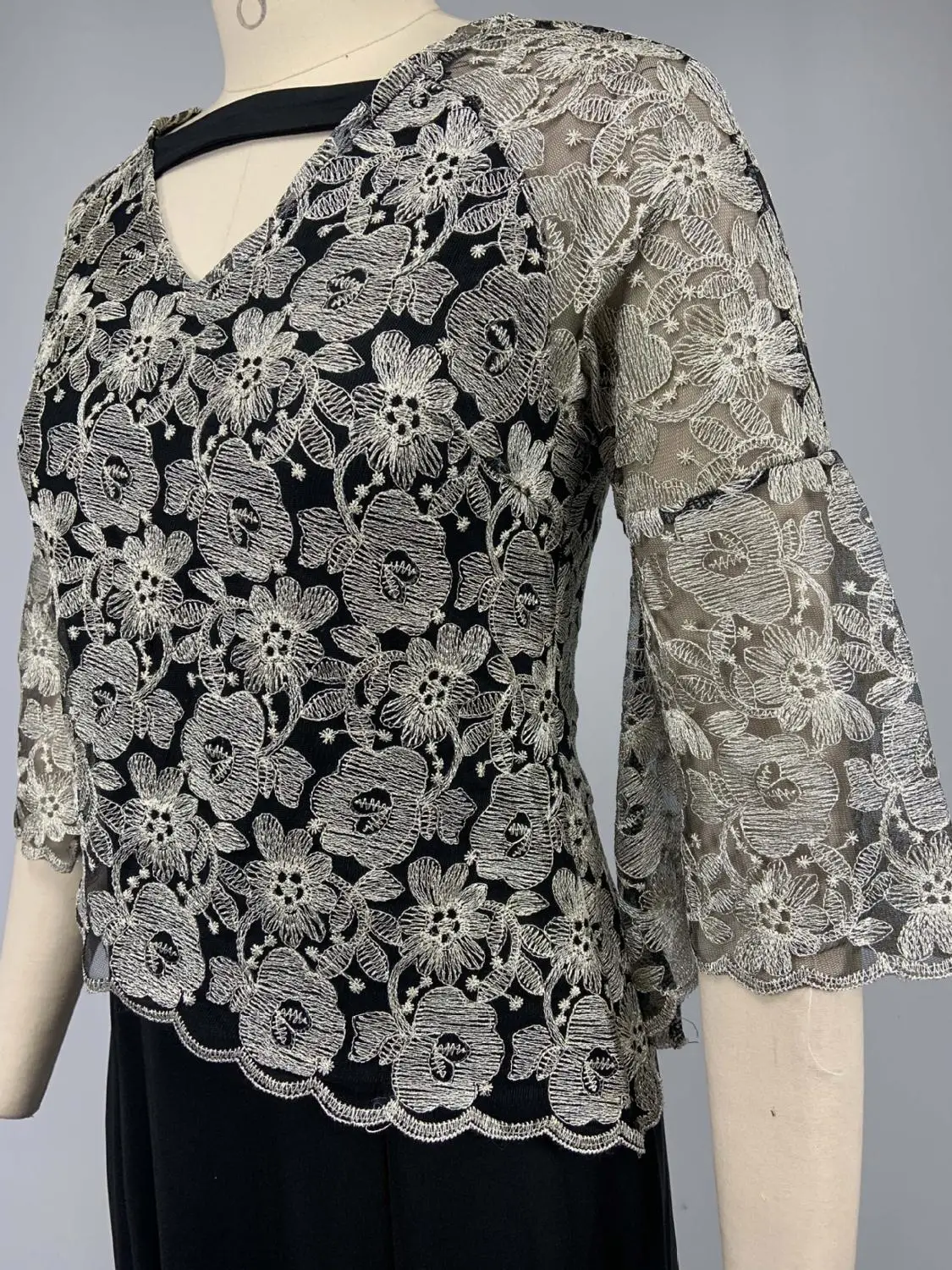 Сезон весна осень В африканском стиле Платья макси для женщин 2020 черный модный