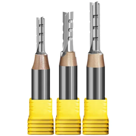 1pc 3 flautas TCT TCT Cortero recto Tallado de madera Tallado de taller Broca Bit de tungsteno Hard tungsten 1/2 Vango endmill