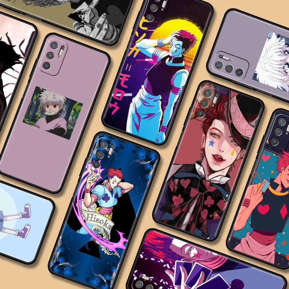 

HXH Hisoka Anime Phone Case For Xiaomi Redmi Note 9S 9 8 Pro 9C 7 8T 8 10 9A 7A K40 4G 8A Back Phone Cover Soft Capa