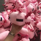 Милая розовая плюшевая игрушка Axolotl, мягкая плюшевая кукла, мультяшная фигурка, плюшевые игрушки для детей и взрослых, плюшевый подарок, украшение для дома