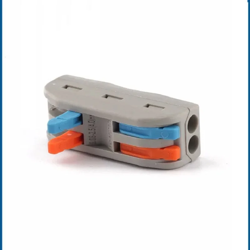 50 шт. разъемы быстрого монтажа SPL 2 3 компактный проводки клемма 0 08 2.5mm2 30 два и