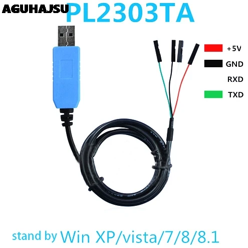 PL2303 TA USB ttl RS232 преобразования безобрывный кабель PL2303TA совместим с Win XP/VISTA/7/8/8,1 лучше, чем pl2303hx