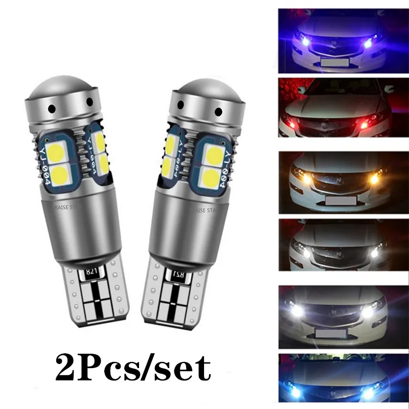 

2 шт. T10 W5W супер яркий 3030 светодиодный купольный светильник для чтения в салоне автомобиля габаритный фонарь 168 194 светодиодный автомобильны...