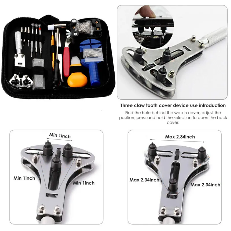 

Watch Link Removal Tool, Watch Back Case Opener Tool, Watch Band Tool