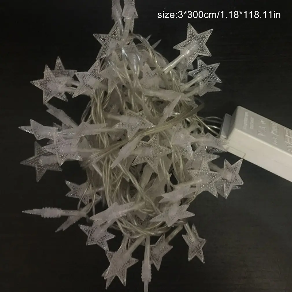 

ICOCO 3/5/6/10m 20/40/50/80/100 LEDs Battery Operated Christmas LED Light String Fairy Lights Snowflake Tree Christmas Home