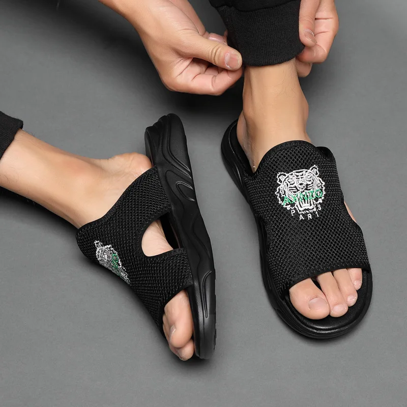 

Super Cushion Men's Outdoor Trekking Beach Sandals Slippers Flip Flops Shoes For Men Water Aqua Sandals Shoes Man