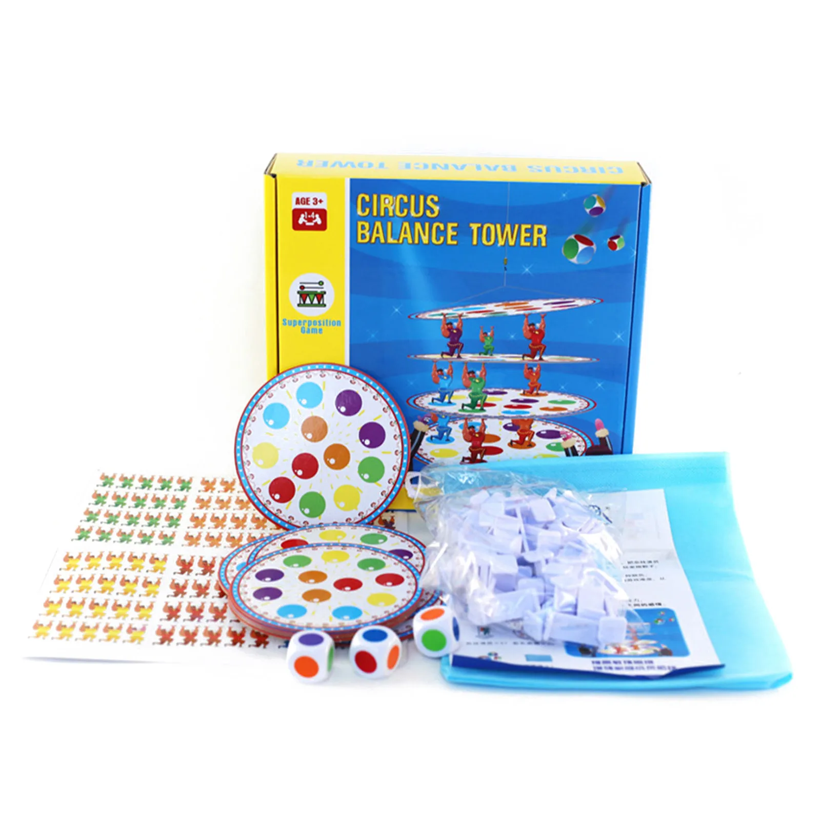 

Early Education Concentration Children Educational Toys Circus Balance Tower Parent-child Interactive Brain Toys
