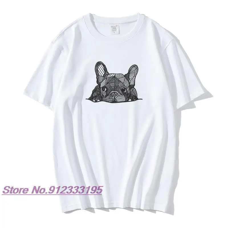 

Футболка с изображением французского бульдога, щенка, милая Винтажная футболка с изображением собаки, животных, Мужская футболка с круглым воротником, футболки для фитнеса