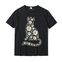 daisy flower cat t shirt gift for cat lover daisy flowers t shirt casual t shirt tees for men retro cotton printed on t shirts