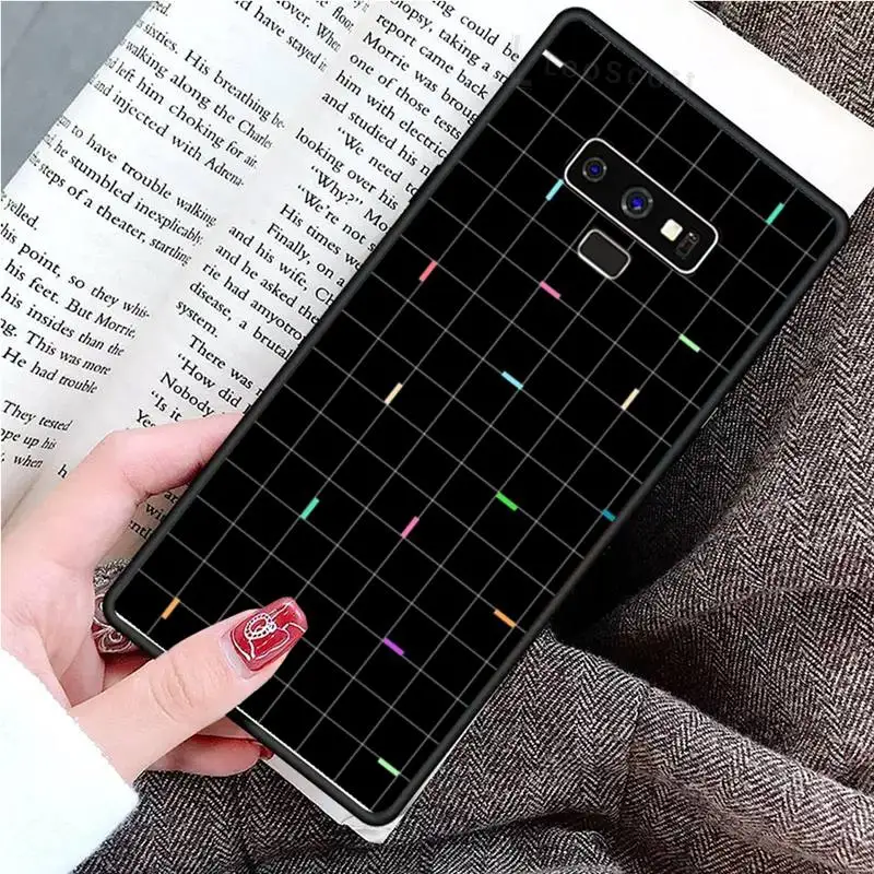 

Back Cover Black white checkered Phone Case For Samsung Galaxy S8 S9 S10 Plus S10E Note 3 4 5 6 7 8 9 10 Pro Lite cover