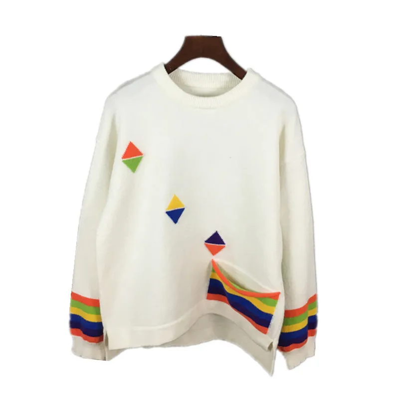 

the new sweater female loose wear turtleneck languid is lazy FengRi department reduction of age's sweater coat render
