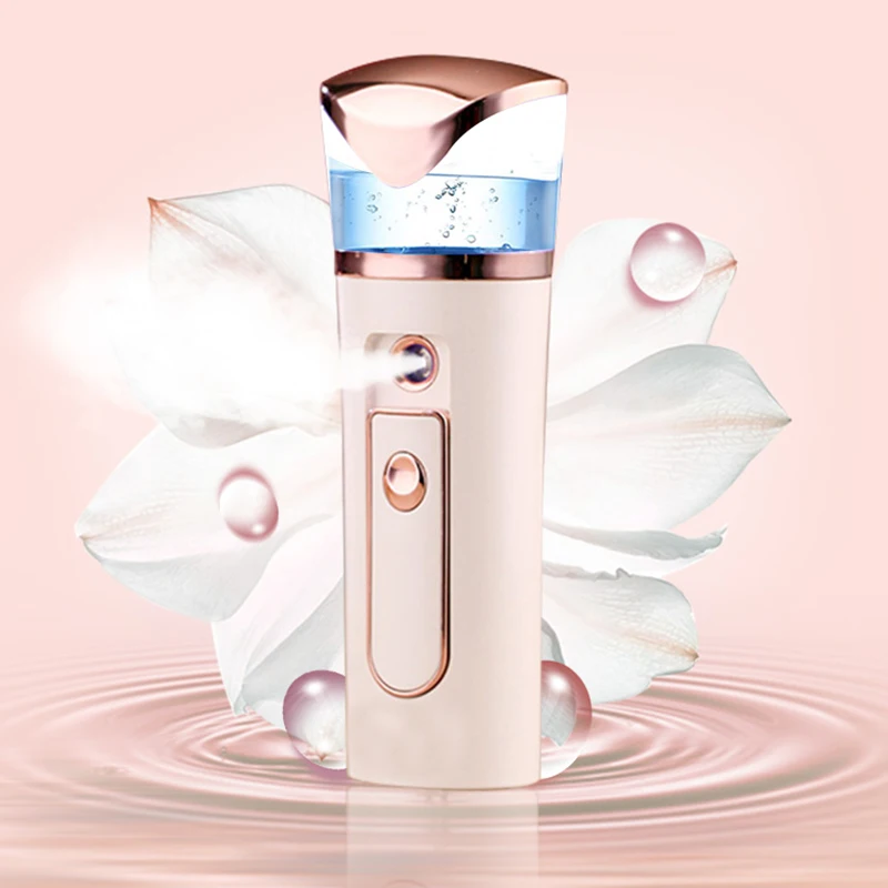 

Rechargeable 2000mAh Nano Facial Mist Sprayer Portable USB Humidifier Home Beauty Care Hydrate Sauna Face Steamer