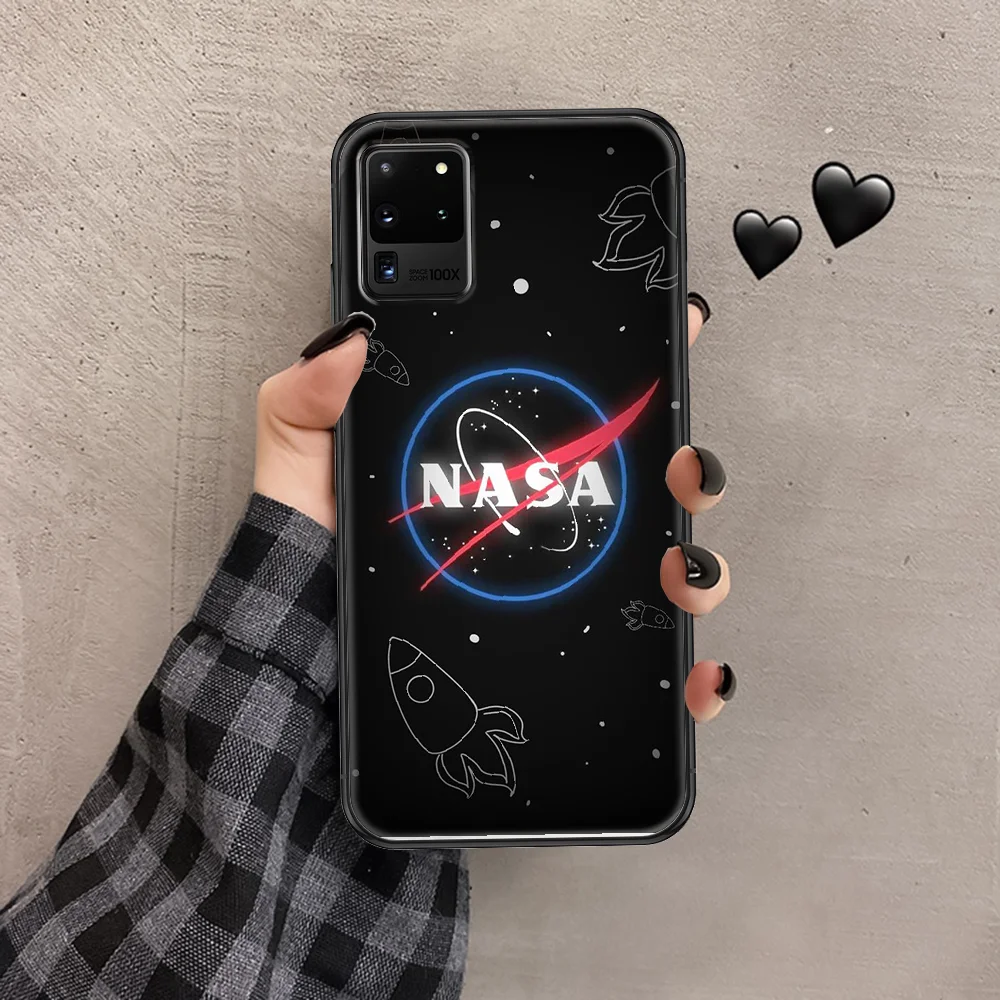 

Space NASAs Sky Phone case For Samsung Galaxy Note 4 8 9 10 20 S8 S9 S10 S10E S20 Plus UITRA Ultra black fashion hoesjes art
