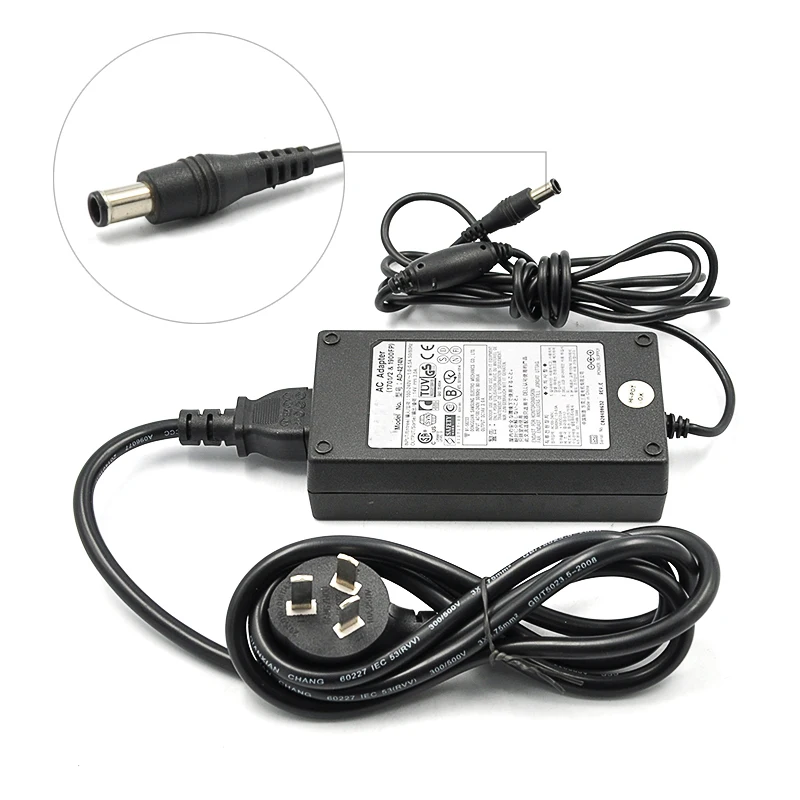 AD-4214N 14V 3.0A AC адаптер питания для Dell 1701/1702/1900FP ЖК-монитора | Электроника