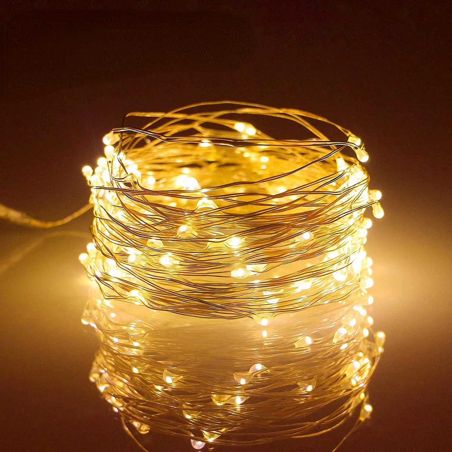 

Led Lights Copper Wire String 1/2/5/10M Holiday Outdoor Lamp Garland Luces For Christmas Tree Wedding Party Decoration