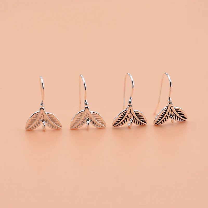 Серьги из тайского серебра 925 пробы аксессуары для ювелирных изделий крючок ушей