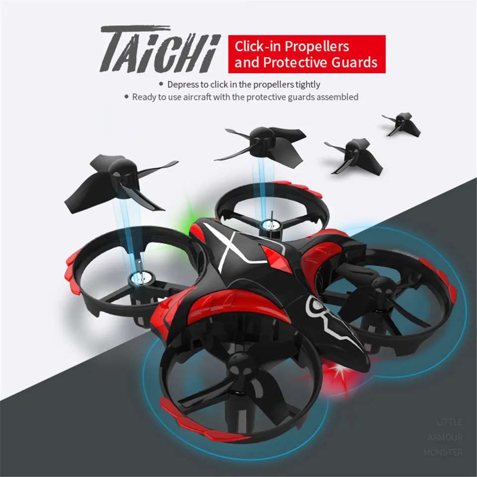 JJRC H56 TaiChi мини Радиоуправляемый квадрокоптер инфракрасный зондирующий пульт дистанционного управления Дрон RTF удержание высоты обновление VS H36 H52 игрушки