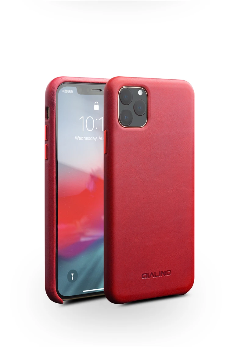 3 цвета настоящая коровья кожа задняя крышка для iPhone 11 Pro Max 5,8 6,1 6,5 полное зерно кожаный чехол металлическая кнопка Натуральная Воловья кожа