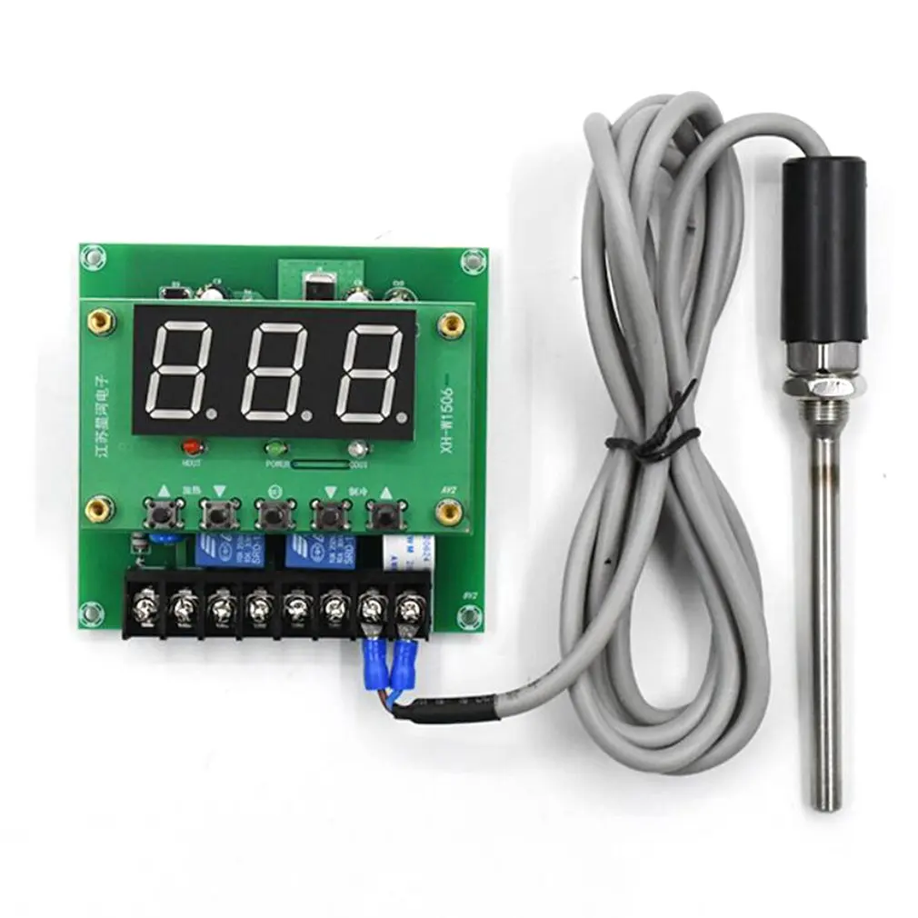 AC 220V Digital Two way Heating and Cooling Thermometer Temperature Controller Thermostat Incubator Control Microcomputer | Дом и сад