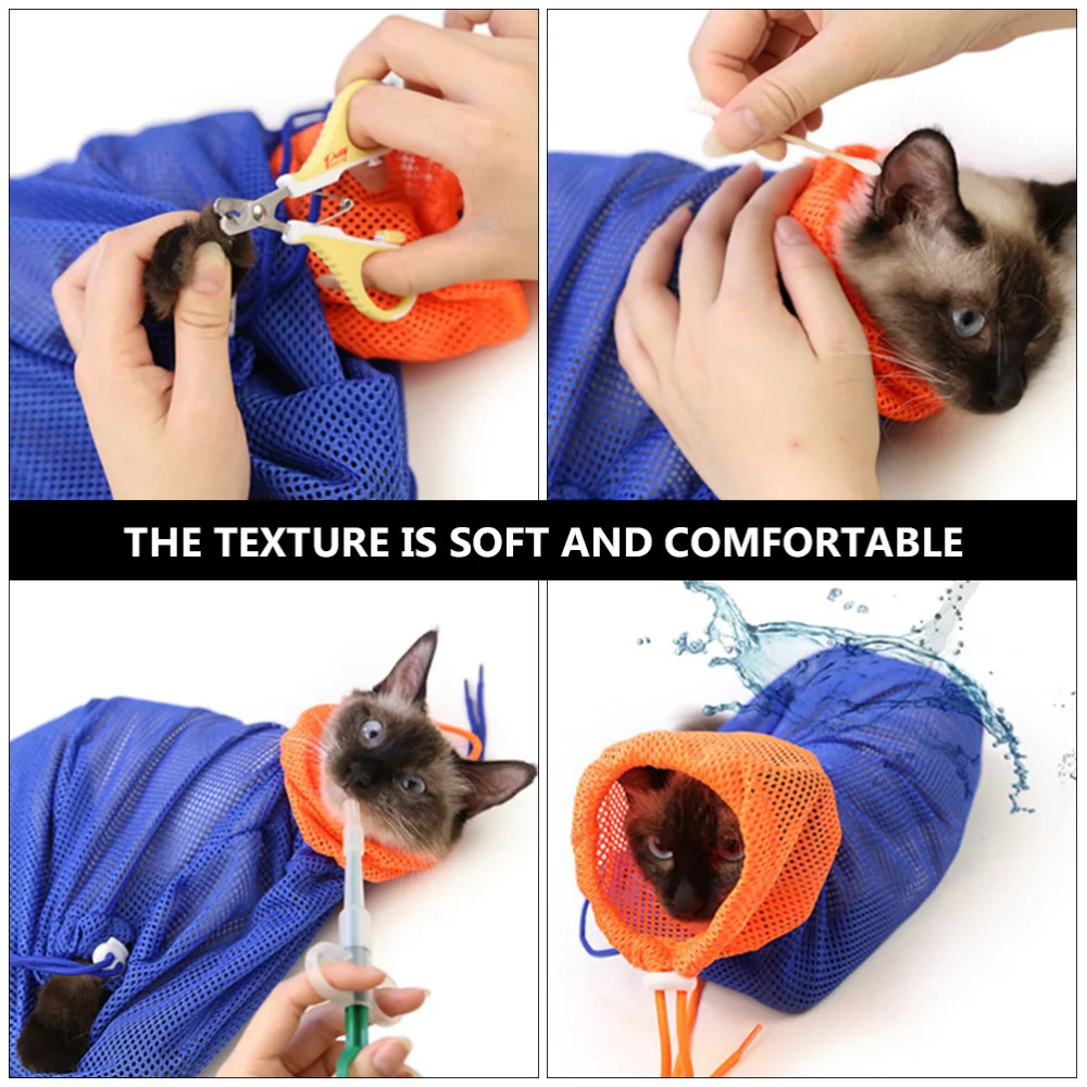 

Breathable Cat Bathing Bag Cat Shower Net Bag Cat Washing Shower Restraint Bag