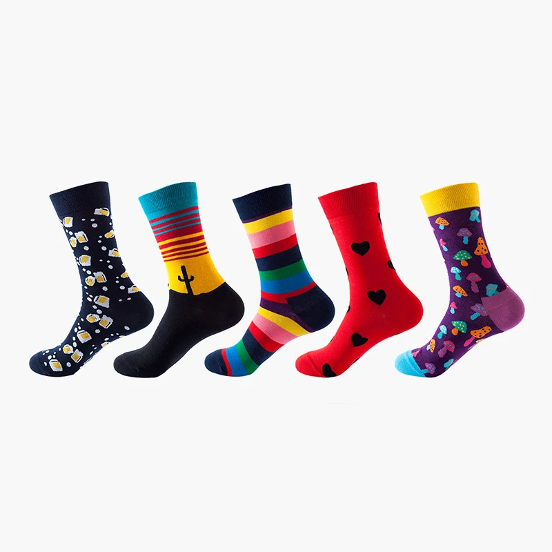 

The New Trend and Interesting Socks Female Autumn and Winter Couple Mid-tube Socks European and American Personality Cute Socks