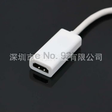 Через dhl или ems 100 шт Мини DP в HDMI конвертер Папа-мама адаптер кабель DisplayPort для Nootbook