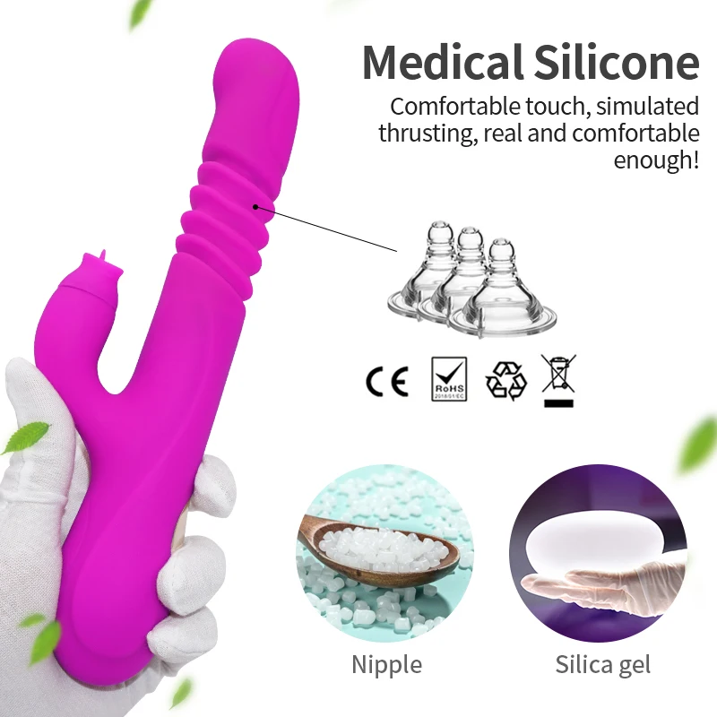 Вибратор для женщин массажер точки G и влагалища мастурбации орального секса