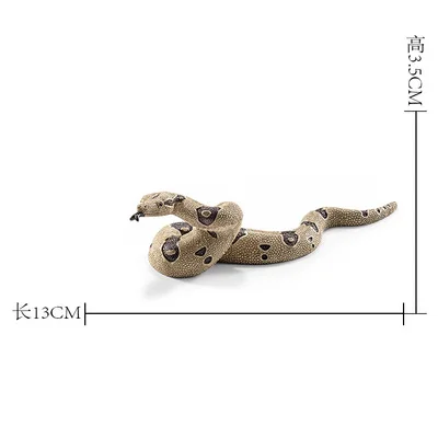 Python Оригинальные оригинальные джунгли дикая жизнь зоопарк ферма животные наборы собака волк осел бык овца Бегемот фигурка детская игрушка для детей подарок - Цвет: Python