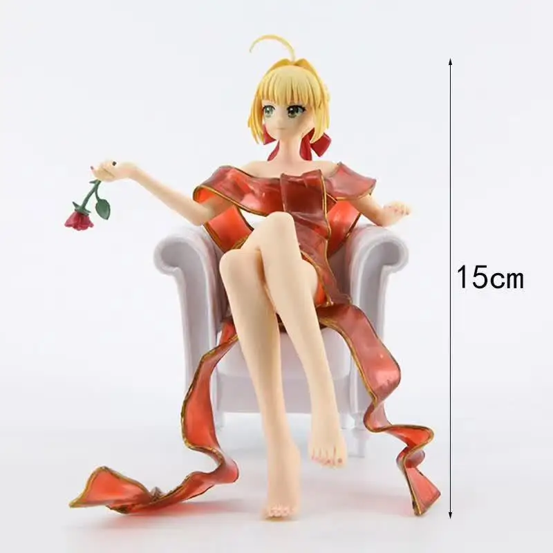

Fate Stay Night Nero Claudius Saber Anime Figure Sexy Action Figure Toys Anime Sexy Girl Collection Model Dolls Toys