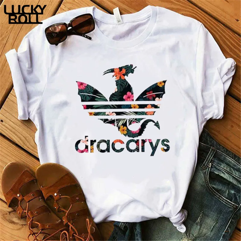 Игра престолов Dracarys футболка женская мать драконов рубашки женские s футболки король королева девушки друзья Mon подарок Тройник