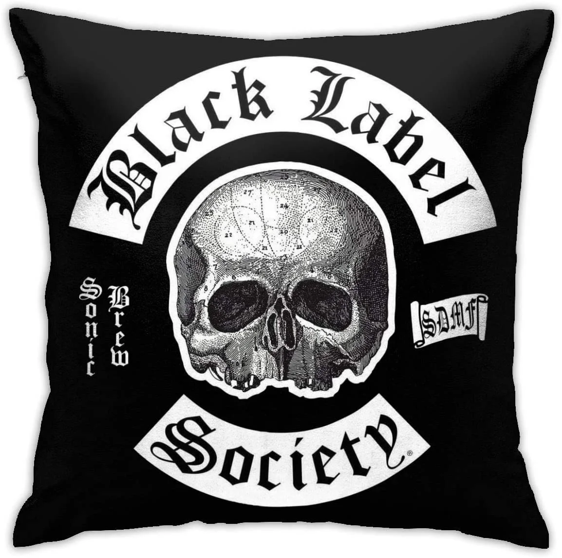 

Black Label Society Throw Pillow Covers Cotton Polyester Cushion Cover Cases Pillowcases Sofa Home Decor