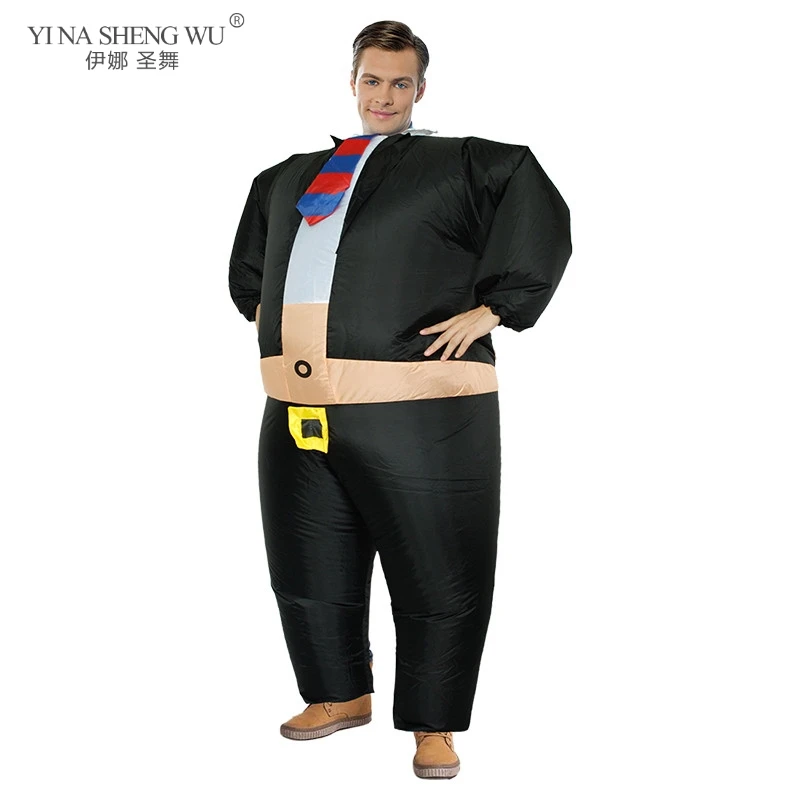 

New Adult Kids Clown Inflatable Costumes Bear Blow Up Funny Carnival Loose Party Cosplay Clothes Wear For Men Women Toy Gift