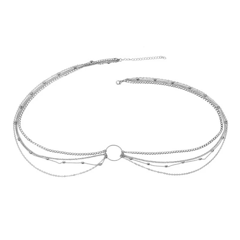 Женский пояс с цепочкой на талию сексуальный в стиле бохо массивное Ювелирное