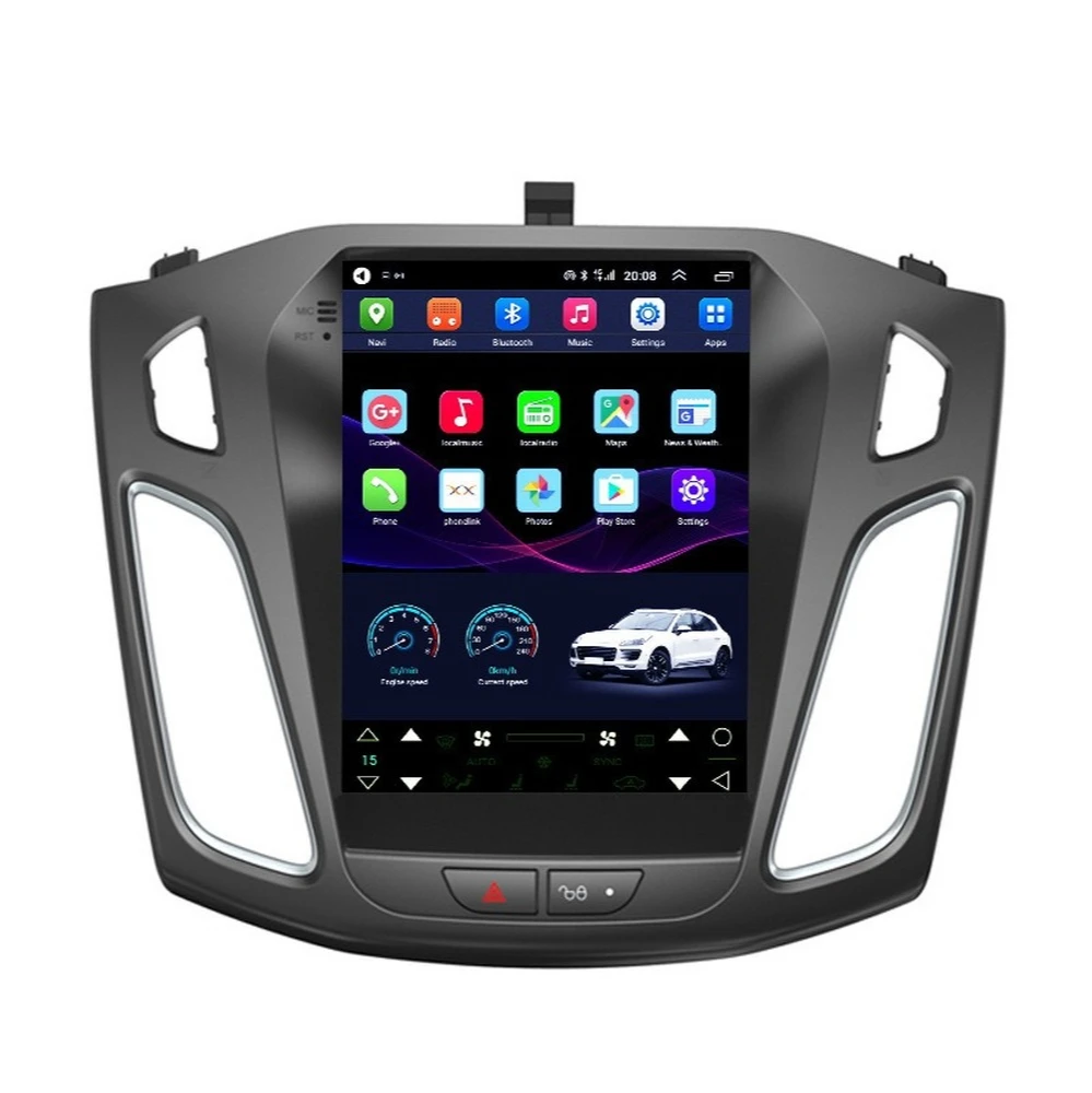 Android Car GPS Navigation Tesla Style Multimedia Player for FORD Focus 2012-2015 Auto Radio Stereo with BT WiFi Mirror Link