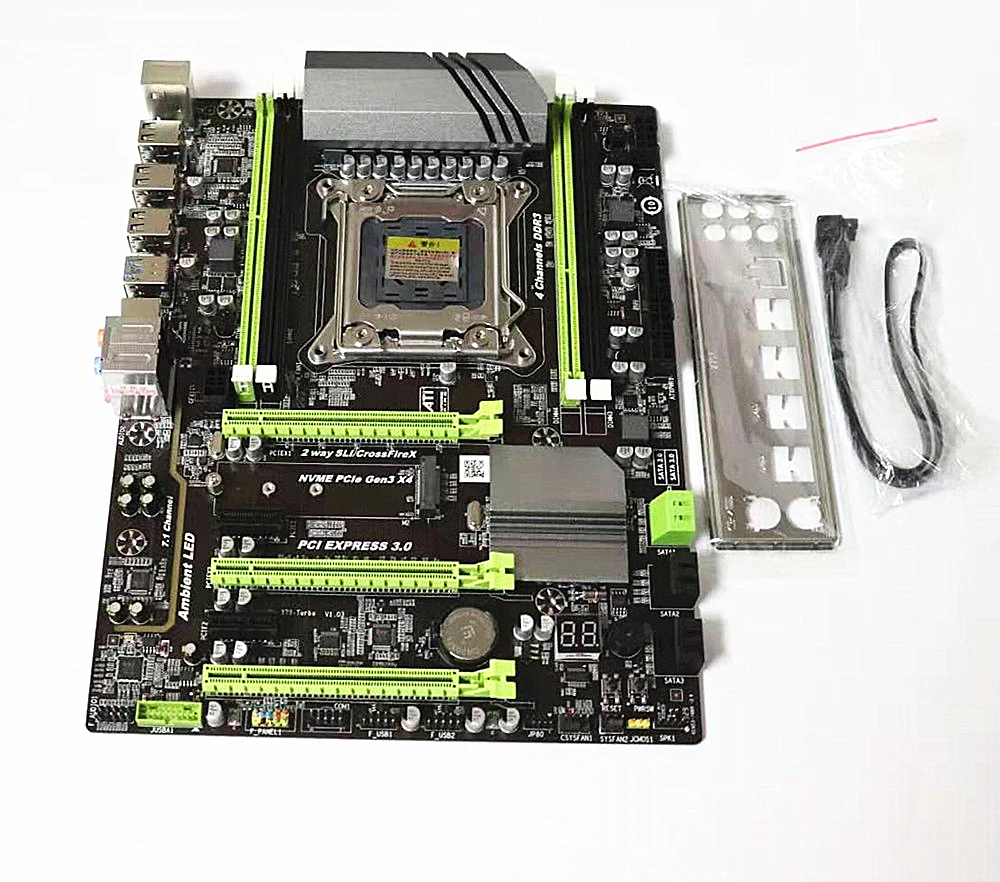 X79T материнская плата DDR3 LGA 2011 процессор Компьютерные каналы Игры Поддержка M.2 E5-2680V2 i7 SATA 3,0 USB 3,0 для Intel B75