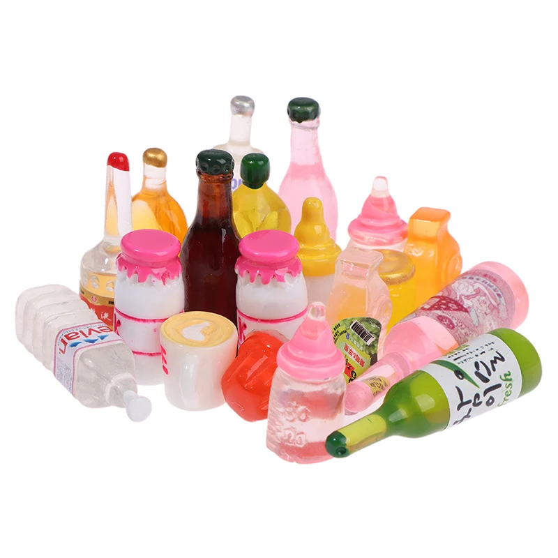 10 шт./пакет милый кукольный домик из смолы в случайном стиле имитация