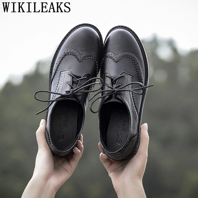 Женские туфли-оксфорды Женская Обувь роскошная дизайнерская для женщин женской