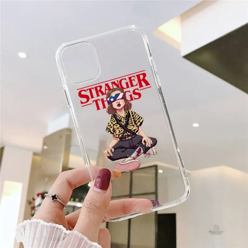 

Stranger Things Christmas Lights Phone Cases Transparent soft For iphone 5 5s 5c se 6 6s 7 8 11 12 plus mini x xs xr pro max