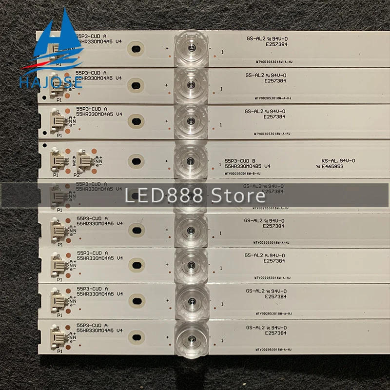 Светодиодная лента для подсветки TCL L55P3CUS LVU550ND1L cd9w27 55BC7600 55U6780C 4C-LB5504-HR17J HR18J 55HR330M04B5 V4