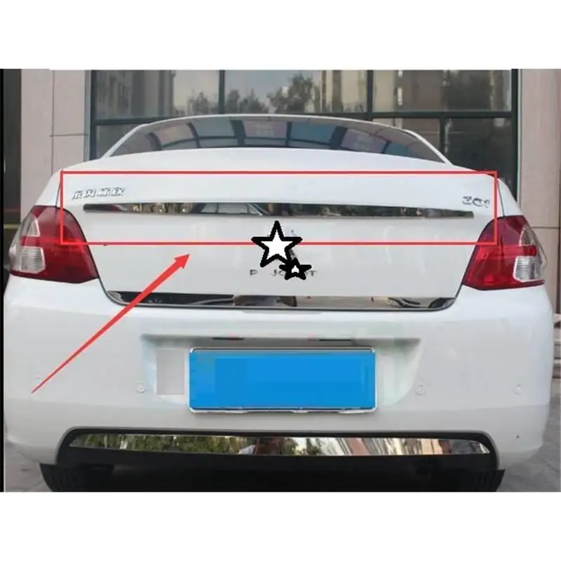 Автомобильный авто модифицированный хром багажник на окно задний бампер внешний